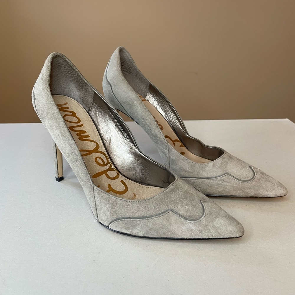 Sam Edelman Suede Heels 7.5